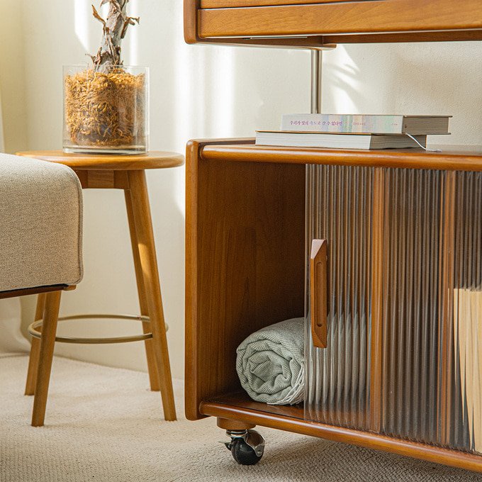 이동식 목재 수납장 - 이미지 3